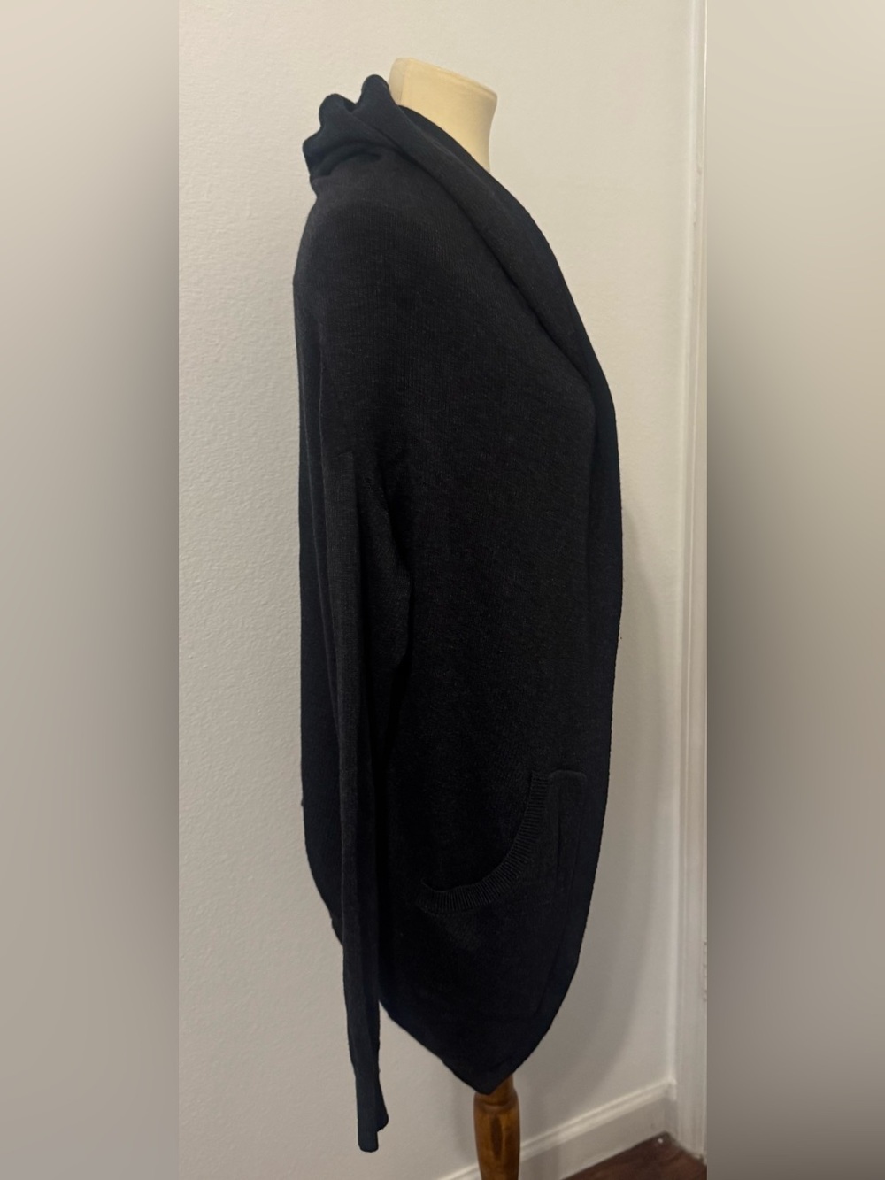 Lululemon Cabin Yogi Wrap Sweater Hoodie Soft Cozy Gym Athleisure Size 4 *Hole* - Picture 6 of 12